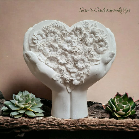 Hart van porseleingips