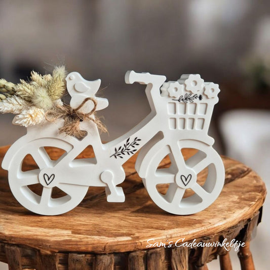 Fietsje van Porseleingips